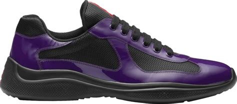 purple prada sneakers